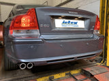 Jetex Performance Exhaust System Volvo S60 R Turbo (03-07) 2.5T 300bhp 2003-07 2.50"/63.50mm - 2.00"/50.80mm Half System Stainless Steel (T300 series) Resonated Twin Round 70mm