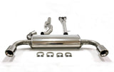 Jetex Performance Exhaust System Volvo S60 II AWD Turbo (10+) T6 300bhp 10+ 3.00"/76.50mm - 2.50"/63.50mm Half System Stainless Steel (T300 series) Round 100mm L+R