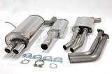 Jetex Performance Exhaust System BMW 323i E46 M52 2.5 Saloon/Touring/Coupe 97-00 2.50"/63.50mm Half System Stainless Steel (T300 series) Twin Round 70mm