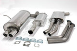 Jetex Performance Exhaust System BMW 320i E46 M52 2.0 Saloon/Touring/Coupe 97-01 2.75"/70.00mm - 2.00"/50.80mm Half System Stainless Steel (T300 series) Twin Round 70mm