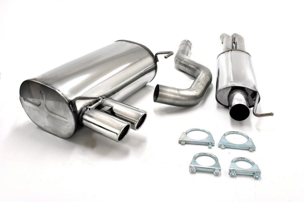 Jetex Performance Exhaust System BMW 330i E91 Touring 2005-2/2007 2.75"/70.00mm - 2.25"/57.00mm Half System Stainless Steel (T300 series) Twin Round 70mm
