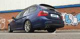Jetex Performance Exhaust System BMW 318D E90 Saloon/Touring/Coupe/Cabrio 2005-12 2.75"/70.00mm Back Box + Connecting Pipework Stainless Steel (T300 series) Twin Round 80mm