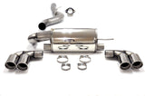 Jetex Performance Exhaust System BMW 1M Coupe Coupe Bi-Turbo 340bhp 11+ 3.50"/89.00mm - 2.50"/63.50mm Half System Stainless Steel (T300 series) Twin Round 90mm Quad