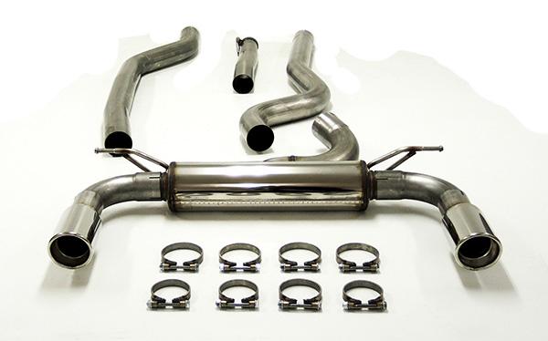 Jetex Performance Exhaust System BMW 316D/318D/320D F30/F31 Saloon/Touring (including xDrive) up to 6/'15 3.00"/76.50mm - 2.50"/63.50mm Half System Stainless Steel (T300 series) Round 100mm L+R