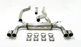 Jetex Performance Exhaust System BMW 316D/318D/320D F30/F31 Saloon/Touring (including xDrive) up to 6/'15 3.00"/76.50mm - 2.50"/63.50mm Half System Stainless Steel (T300 series) Twin Round 80mm Quad