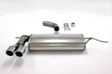 Jetex Performance Exhaust System Volkswagen Golf Mk5 1.4TSi 1.4TSi/GT 07+ 3.00"/76.50mm - 2.50"/63.50mm Back Box Stainless Steel (T300 series) Twin Round 80mm