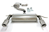 Jetex Performance Exhaust System Volkswagen Golf Mk5 1.4TSi 1.4TSi/GT 07+ 3.00"/76.50mm Half System Stainless Steel (T300 series) Resonated Round 100mm L+R