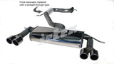 Jetex Performance Exhaust System Seat Leon (1P) TFSI/TSI (06+) 2.0L Turbo/Cupra (+ Cupra R but not for UK 1K variant) 06+ 3.00"/76.50mm Half System Stainless Steel (T300 series) Non-Resonated Twin Round 80mm Quad