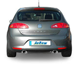 Jetex Performance Exhaust System Seat Leon (1P) TFSI/TSI (06+) 2.0L Turbo/Cupra (+ Cupra R but not for UK 1K variant) 06+ 3.00"/76.50mm Half System Stainless Steel (T300 series) Non-Resonated Oval 90/140mm L+R