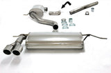 Jetex Performance Exhaust System Audi A3 (8P) Diesel Turbo (03+) 1.9TDi/2.0TDi 03+ 3.00"/76.50mm - 2.50"/63.50mm Half System Stainless Steel (T300 series) Resonated Twin Round 80mm