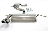 Jetex Performance Exhaust System Volkswagen Golf Mk5 1.4TSi 1.4TSi/GT 07+ 3.00"/76.50mm Half System Stainless Steel (T300 series) Resonated Twin Round 80mm