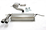 Jetex Performance Exhaust System Volkswagen Scirocco Mk3 2.0L Turbo 09+ 3.00"/76.50mm Half System Stainless Steel (T300 series) Resonated Twin Round 80mm