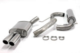 Jetex Performance Exhaust System Volkswagen Jetta Mk5 TFSi 1.4L/2.0L TFSi 2005-10 3.00"/76.50mm Half System Stainless Steel (T300 series) Twin Round 80mm