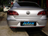 Jetex Performance Exhaust System Volkswagen Passat Turbo Saloon/Estate/CC 1.8TSI/2.0TFSI 2005-10 3.00"/76.50mm Half System Stainless Steel (T300 series) Twin Round 80mm