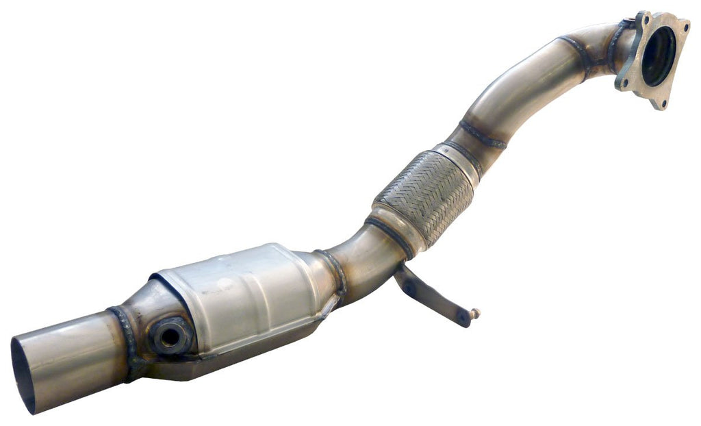Jetex Performance Exhaust System Volkswagen Golf Mk6 R 2.0L TSI 270bhp 11/09+ 3.00"/76.50mm Downpipe and Cat (200cpsi) Stainless Steel (T300 series)
