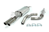 Jetex Performance Exhaust System Skoda Octavia (1U) vRS (02-04) Saloon 1.8i Turbo RS 2002-04 2.50"/63.50mm Half System Stainless Steel (T300 series) Resonated Twin Round 80mm