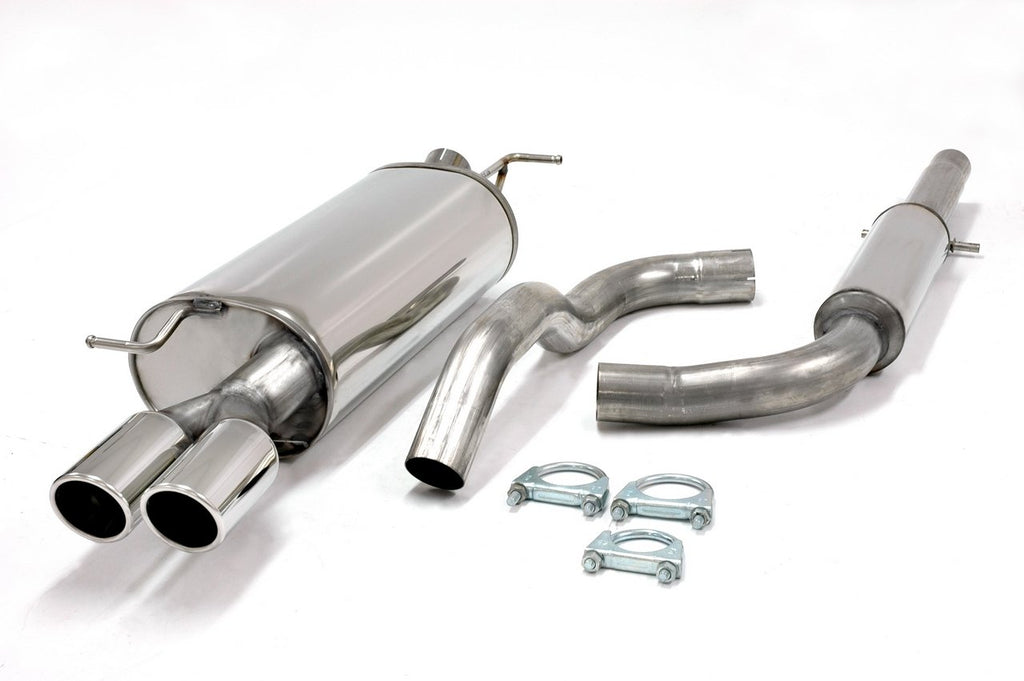 Jetex Performance Exhaust System Seat Leon (1M) Turbo (99-05) 1.8i Turbo (not Cupra R) 99-05 2.50"/63.50mm Half System Stainless Steel (T300 series) Resonated Twin Round 80mm
