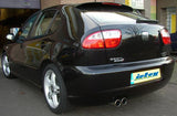 Jetex Performance Exhaust System Seat Leon (1M) Turbo (99-05) 1.8i Turbo (not Cupra R) 99-05 2.50"/63.50mm Half System Stainless Steel (T300 series) Resonated Twin Round 80mm