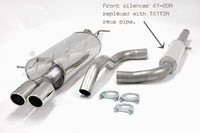 Jetex Performance Exhaust System Seat Leon (1M) Turbo (99-05) 1.8i Turbo (not Cupra R) 99-05 2.50