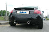 Jetex Performance Exhaust System Audi TT (8N) (99-06) Quattro Coupe/Roadster 1.8T 180/225HP 99+ 2.75"/70.00mm Half System Stainless Steel (T300 series) Non-Resonated Round 100mm L+R
