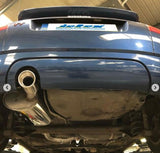 Jetex Performance Exhaust System Audi TT (8N) (99-06) 2WD Coupe/Roadster 1.8T 180bhp 98-6/06 2.50"/63.50mm Half System Stainless Steel (T300 series) Round 100mm