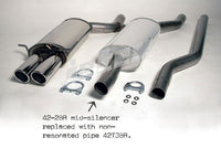 Jetex Performance Exhaust System Audi A4 (B5) Quattro 1.8/1.9 (94-00) 1.8T 150/180HP/1.9TDI 90/110/115HP 94-00 2.50