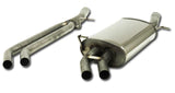 Jetex Performance Exhaust System Audi A4 (B7) 2WD Petrol Turbo (05+) 1.8T/2.0TFSi Saloon/Estate (not cabriolet) 05+ 2.50"/63.50mm - 2.00"/50.80mm Half System Stainless Steel (T300 series) Non-Resonated Round 100mm L+R