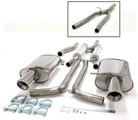 Jetex Performance Exhaust System Audi A4 (B6) Quattro Petrol Turbo (01-05) 1.8T Saloon/Estate (also cabriolet B6/B7 01-09) 2001-05 2.50