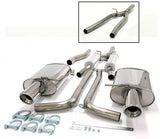 Jetex Performance Exhaust System Audi A4 (B6) Quattro Petrol Turbo (01-05) 1.8T Saloon/Estate (also cabriolet B6/B7 01-09) 2001-05 2.50"/63.50mm - 2.00"/50.80mm Half System Stainless Steel (T300 series) Non-Resonated Round 100mm L+R