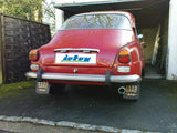 Jetex Performance Exhaust System Saab 96 V4 1.5L V4 Saloon 10/65-8/80 2.00"/50.80mm Half System Aluminised Steel Round 80mm