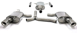 Jetex Performance Exhaust System Audi A4 (B8) Petrol Turbo 2WD/Quattro (08+) 1.8T/2.0T 08+ 2.75"/70.00mm - 2.25"/57.00mm Half System Stainless Steel (T300 series) Resonated Round 100mm L+R