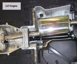 Jetex Performance Exhaust System Audi A5 Petrol Turbo 2WD/Quattro (06+) 1.8T/2.0T 06+ 2.75"/70.00mm - 2.25"/57.00mm Half System Stainless Steel (T300 series) Non-Resonated Round 100mm L+R