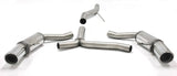 Jetex Performance Exhaust System Audi A5 Diesel Turbo 2WD/Quattro (06+) 2.7/3.0TDI 06+ 2.75"/70.00mm - 2.25"/57.00mm Half System Stainless Steel (T300 series) Round 100mm L+R