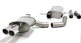 Jetex Performance Exhaust System Audi A4 (B8) Petrol Turbo 2WD/Quattro (08+) 1.8T/2.0T 08+ 2.75"/70.00mm Half System Stainless Steel (T300 series) Resonated Twin Round 80mm