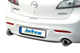 Jetex Performance Exhaust System Mazda 3 MPS II 2.3 Turbo 260bhp 11/09+ 3.00"/76.50mm Half System Stainless Steel (T300 series) Round 114mm L+R