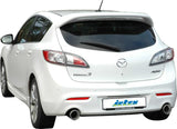 Jetex Performance Exhaust System Mazda 3 MPS II 2.3 Turbo 260bhp 11/09+ 3.00"/76.50mm Half System Stainless Steel (T300 series) Round 114mm L+R