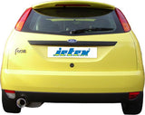 Jetex Performance Exhaust System Ford Focus I (98-04) 1.8/2.0 Hatch 98-04 2.50"/63.50mm Half System Stainless Steel (T300 series) Round 100mm