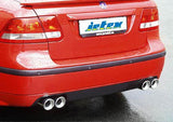 Jetex Performance Exhaust System Saab 93 (03+) (58L Fuel Tank) [Gen 2] 1.8T/2.0T/2.8T non-Aero (Sports Saloon/Wagon/Cabriolet + Biopower) 2004+ 2.50"/63.50mm - 2.13"/54.00mm Half System Stainless Steel (T300 series) Quad Round 80mm