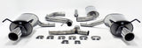 Jetex Performance Exhaust System Saab 93 (03+) (61L Fuel Tank) [Gen 2] Aero 2.0T/2.8T (Sports Saloon/Wagon/Cabriolet + Biopower) 2006+ 2.50"/63.50mm - 2.13"/54.00mm Half System Stainless Steel (T300 series) Duplex Round 100mm