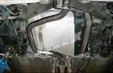Jetex Performance Exhaust System Saab 93 (03+) (61L Fuel Tank) [Gen 2] 1.8T/2.0T non-Aero and 2.0T Aero (Sports Saloon/Wagon/Cabriolet + Biopower) 2003+ 2.50"/63.50mm Half System Stainless Steel (T300 series) Twin Round 80mm Quad