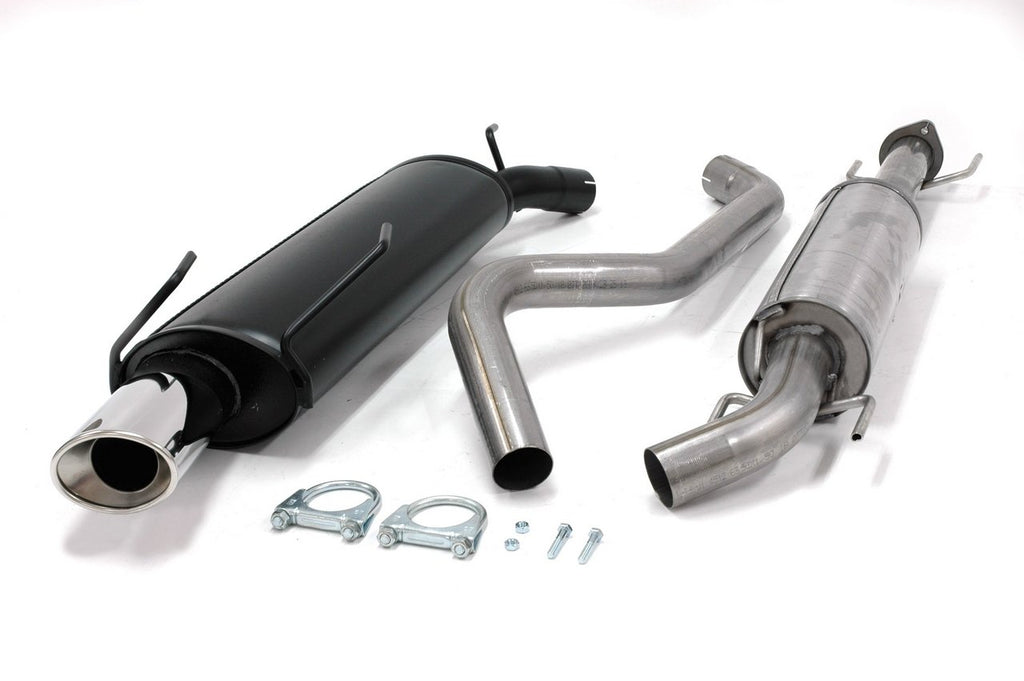 Jetex Performance Exhaust System Saab 95 Turbo 2.0/2.3 Saloon/Estate 02+ 2.50"/63.50mm Half System Stainless Steel (T400 series) Oval 90/120mm