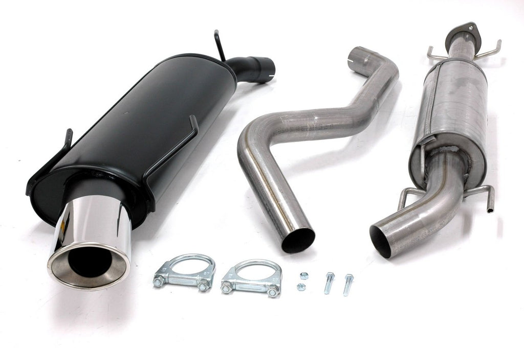 Jetex Performance Exhaust System Saab 95 Turbo 2.0/2.3 Saloon/Estate 06+ 2.50"/63.50mm Half System Stainless Steel (T400 series) Oval 90/120mm