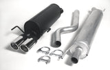 Jetex Performance Exhaust System Vauxhall Astra Mk4 (G) Hatch 1.4/1.6/1.8/2.0/2.2 98+ 2.50"/63.50mm Half System Aluminised Steel Twin Round 80mm