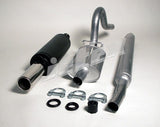 Jetex Performance Exhaust System Vauxhall Manta 1.9/2.0 B GTE Coupe 2.00"/50.80mm Half System Aluminised Steel Round 80mm