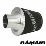 Ramair Universal Cone Filter 90mm Neck 150mm Base 115mm Top 130mm Length