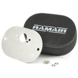 Ramair Carb Air Filter with Baseplate Single 	
SU HS4, HIF4, HIF38 1.5in (Mini Offset)
