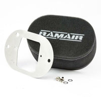 Ramair Carb Air Filter with Baseplate Single Weber 32/34 DFT