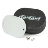 Ramair Carb Air Filter with Baseplate Single 	
Blank Baseplate