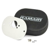 Ramair Carb Air Filter with Baseplate Single 	
SU HS6 (Mini Offset)