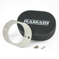 Ramair Carb Air Filter with Baseplate Single 	
Weber 23/32 TLD